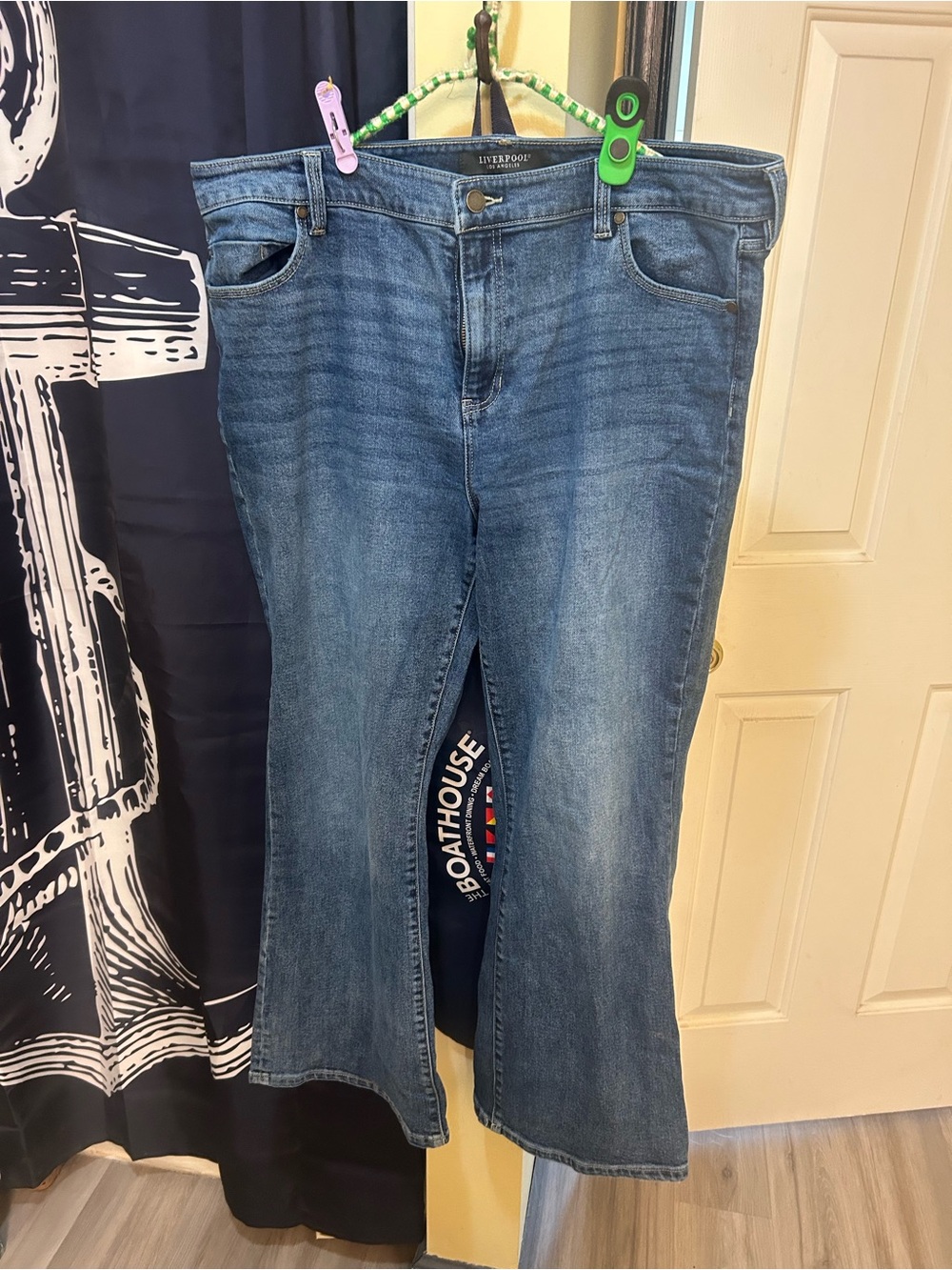 Liverpool Jeans Company Women's Medium Blue Bootcut Stretch Jeans